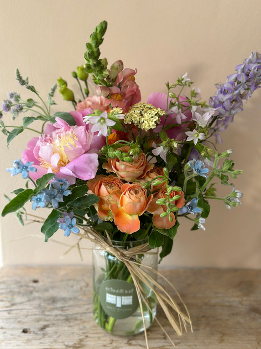 Seasonal Jar Arrangement